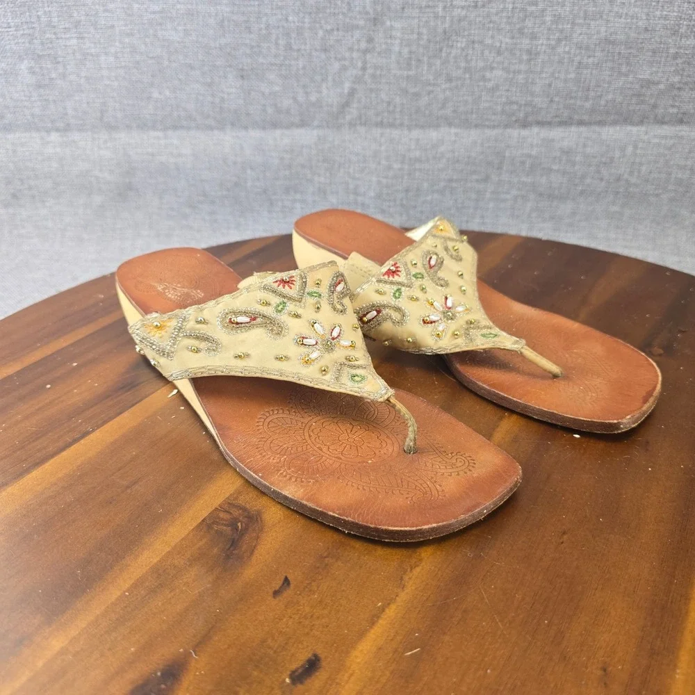 Nine West embroidered beaded